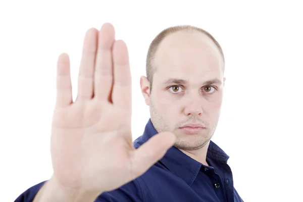 Stoppa mannen — Stockfoto