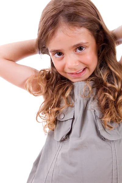 Glückliches Mädchen — Stockfoto