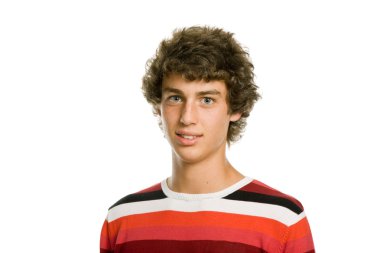 Casual genç adam portresi