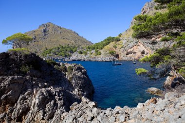 Akdeniz kıyılarında mallorca, İspanya