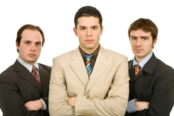 Portrait de trois hommes d'affaires — Photo