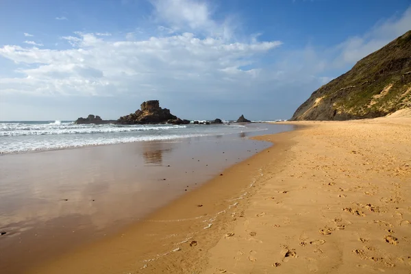 Praia bonita em algarve — Fotografia de Stock