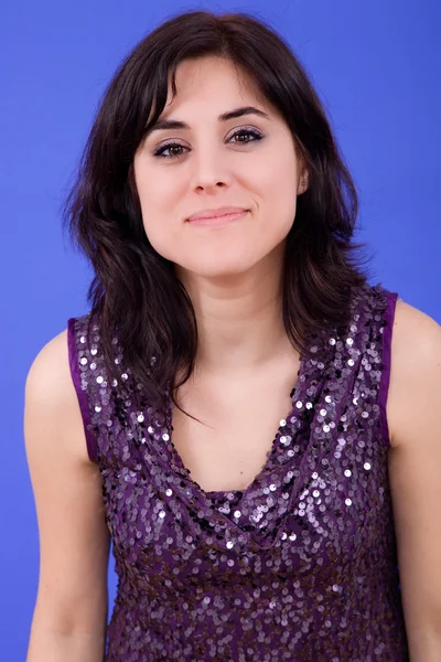 Portrait of young beautiful woman — Stock Photo, Image