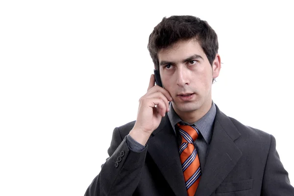 Young man on the phone — Stock Photo, Image