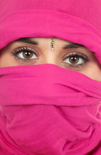 Young woman with a veil — Stock Photo, Image
