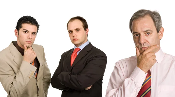 Trzech ludzi biznesu — Zdjęcie stockowe