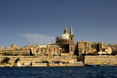 eski şehir la valetta malta Adası ', okyanustan göster