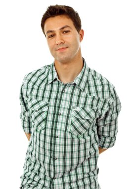 mutlu genç casual adam