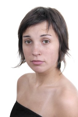 Genç güzel kadın.