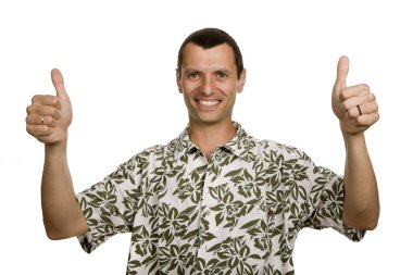 Sıradan bir genç portresi.