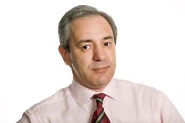 dalgın olgun iş adamı