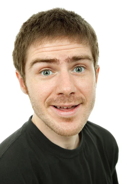 Studio picture of a young man, close up portrait — Stock Photo, Image