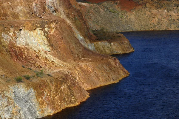 Old mine hole in alentejo, the south of portuga — Stock Photo, Image