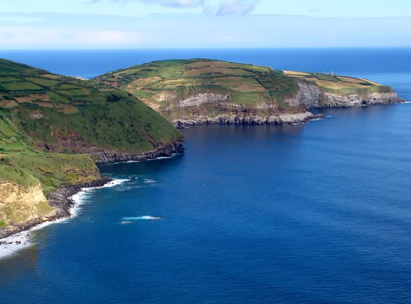 Azorerna kustnära Visa på ön sao miguel — Stockfoto