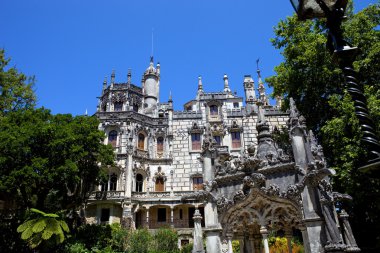 Quinta da regaleira Sarayı sintra, lisbon, Portekiz