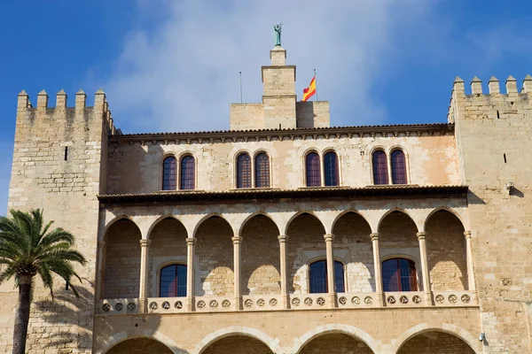 スペインのパルマ・デ・マリョルカにあるマヨルカ大聖堂の一部 — ストック写真