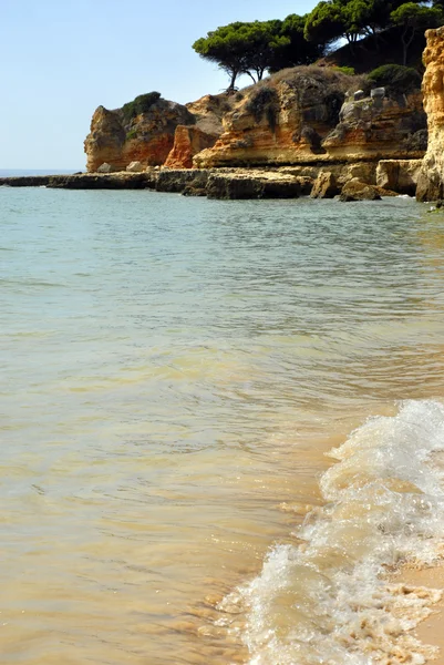 Playa natural portuguesa en el sur del país — Foto de Stock