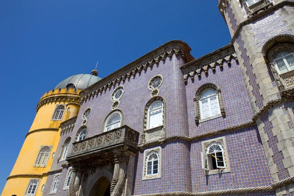 Detail des pena palastes, im dorf sintra, lisbon, portugal — Stockfoto