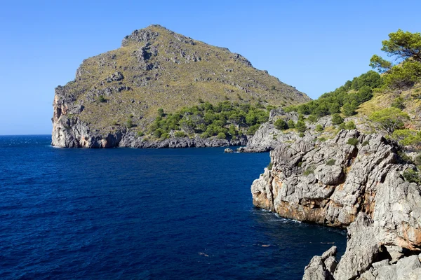 Mar Mediterráneo en la Costa de Mallorca —  Fotos de Stock