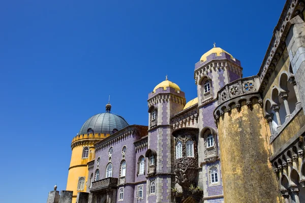 Detalle del palacio de Pena, en el pueblo de Sintra, Lisboa, Portugal —  Fotos de Stock