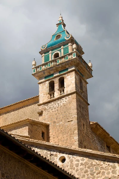 Detalle de la iglesia de valldemossa, en mallorca isla, España — Foto de Stock