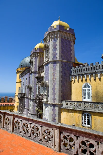 Ayrıntı pena Sarayı, köyün sintra, lisbon, Portekiz — Stok fotoğraf