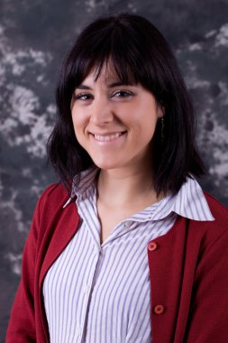 genç, güzel bir kadın kapatmak dikey
