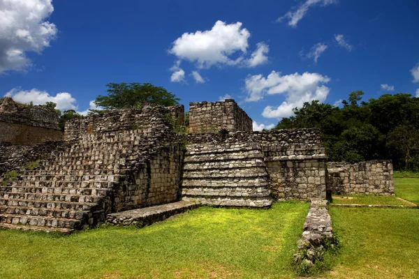 Antigua ciudad maya de Ek Balam, Yucatán, México — Foto de Stock