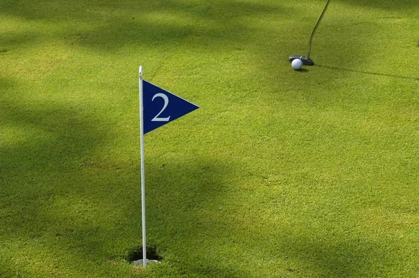 Golf field detail — Stock Photo, Image