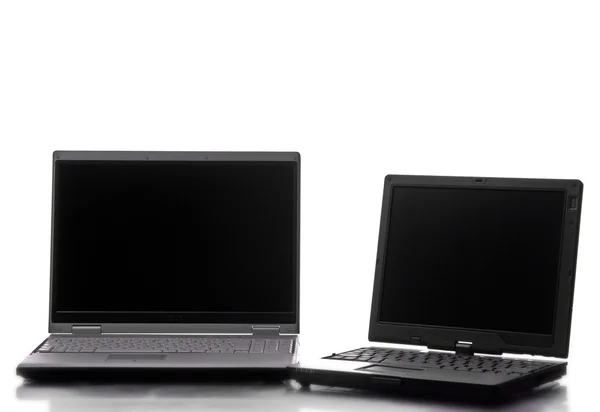 흰색 배경에 고립 된 개인용 컴퓨터 — 스톡 사진