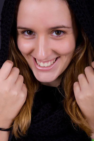 An young beautiful woman close up portrait — Stock Photo, Image