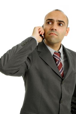 genç iş adamı telefon
