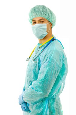 genç erkek doktor