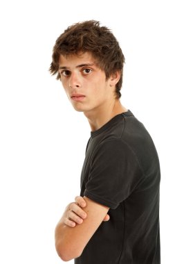 Casual genç adam portresi