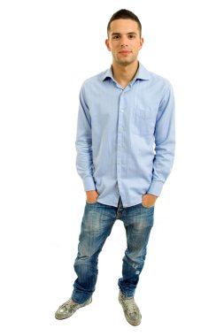 Genç casual adam
