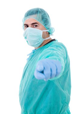 genç erkek doktor