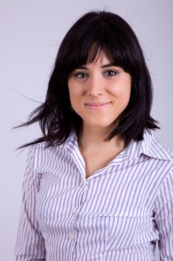 mutlu genç güzel kadın