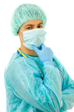 genç erkek doktor