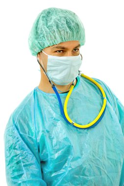 genç erkek doktor