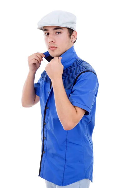 Young casual man posing — Stock Photo, Image