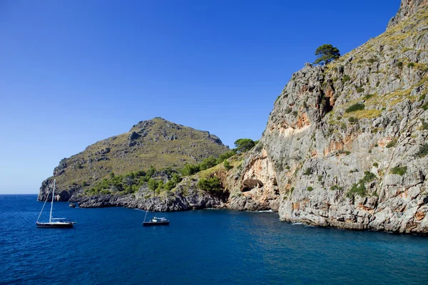 Morza Śródziemnego na wybrzeżu Majorki — Zdjęcie stockowe