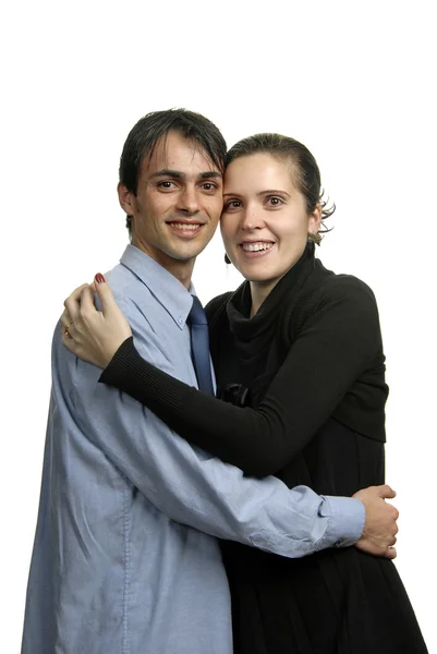 Young casual couple in love — Stock Photo, Image