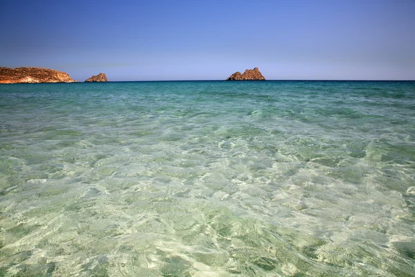 Externe strand van kerokampos in het zuiden van Kreta — Stockfoto