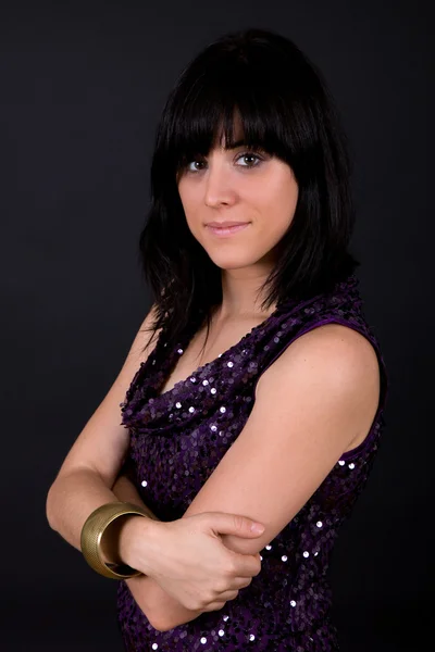 Young beautiful woman close up portrait — Stock Photo, Image