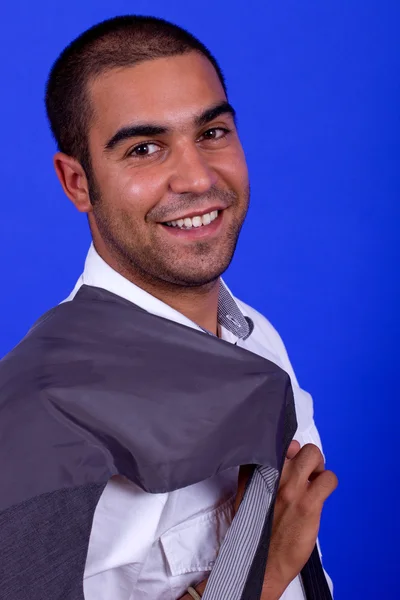 Joven hombre de negocios feliz — Foto de Stock