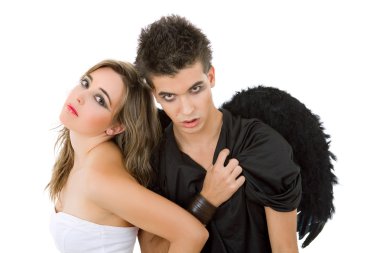 Genç çift aktörleri oynayan