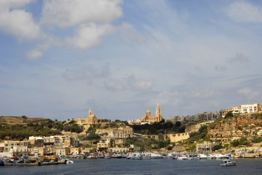 gozo Adası Malta'nın antik mimari