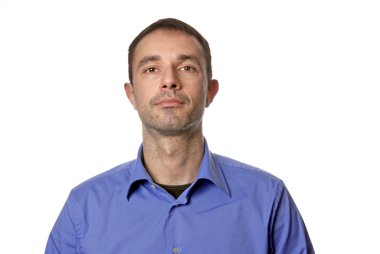 Sıradan bir genç portresi.