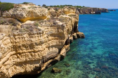 kayalık sahil algarve, Portekiz Güney
