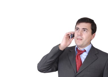 Telefondaki genç adam.